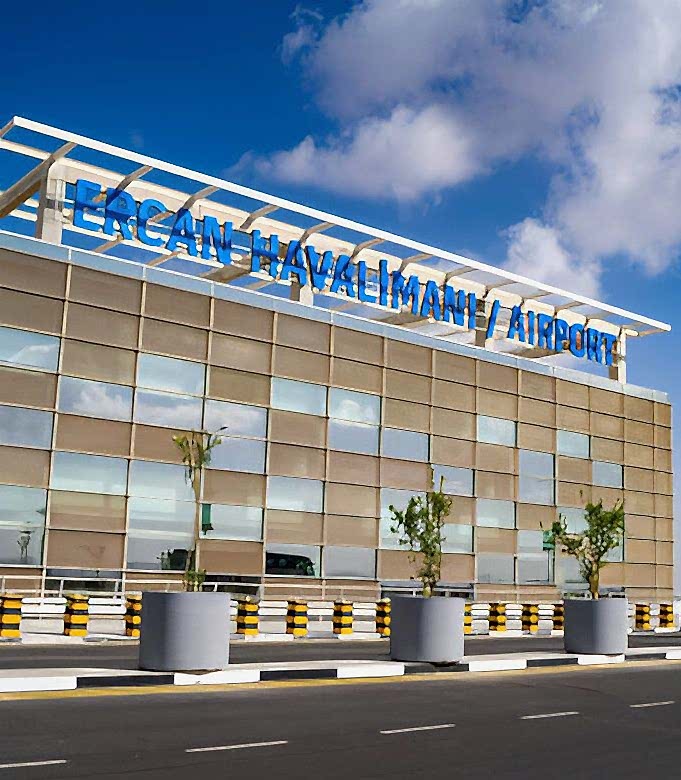 Ercan Havalimanı dış görünüm