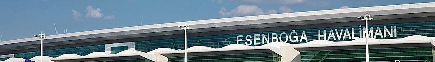 Ankara Esenboğa Havalimanı giriş tabelası