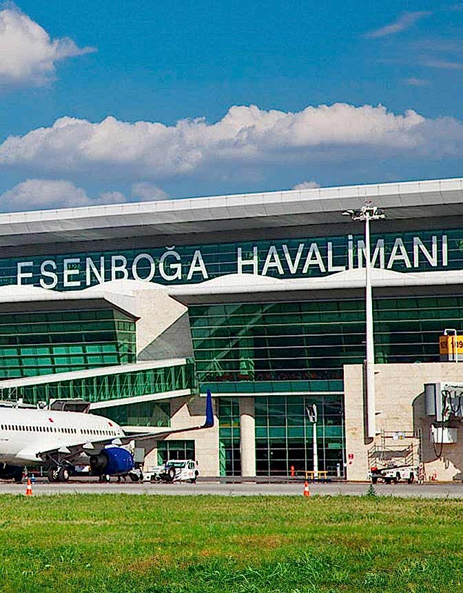 Ankara Esenboğa Havalimanı girişi