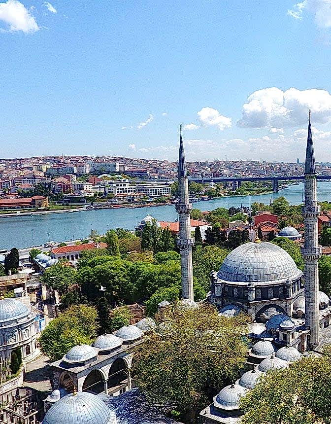 istanbul manzarası, eyüp camii
