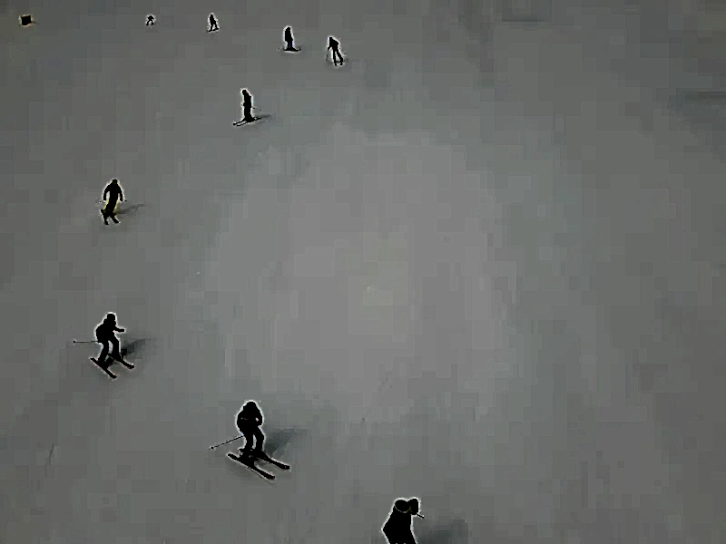 Kayak yapan insanlar