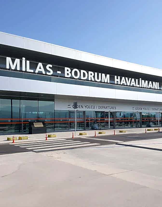 Milas Bodrum Havalimanı dıştan görünüm