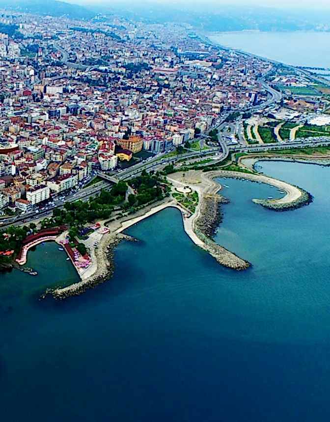 trabzon kuş bakışı görünüm