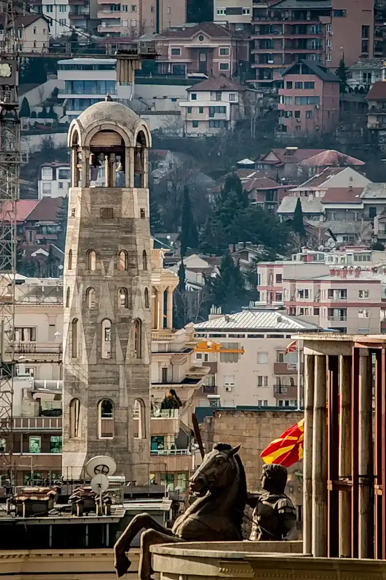 üsküp şehir görünümü